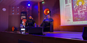 La 1èG2 rencontre Eric Fottorino à la BNU de Strasbourg