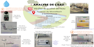 Projet « Tous Chercheurs » : du cours d’eau au laboratoire, une année d’exploration 