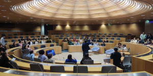 Des lycéens alsaciens au Conseil régional pour décider de l’avenir du plastique en Europe.
